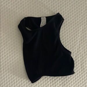 Black Sleeveless Women's Top